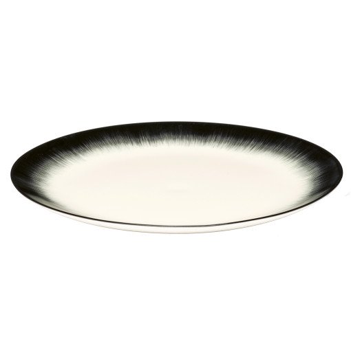 Dé tableware by Ann Demeulemeester dinerbord Ø28 white/black 4