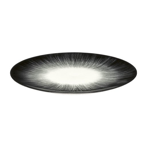 Dé tableware by Ann Demeulemeester ontbijtbord Ø17,5 white/black 5