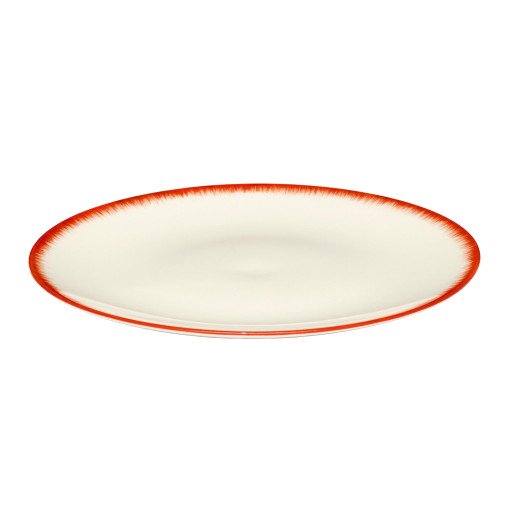 Dé tableware by Ann Demeulemeester ontbijtbord Ø17,5 white/red 2