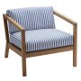 Virkelyst fauteuil Sea Blue Stripe