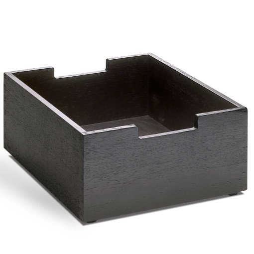 Cutter Box opberger low black oak