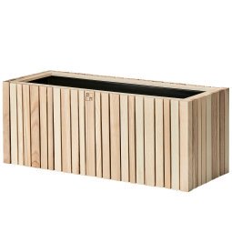 GrowWIDE plantenbak incl waterreservoir 60x22 naturel essen