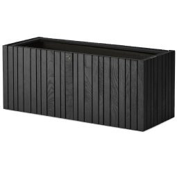 GrowWIDE plantenbak incl waterreservoir 60x22 zwart essen