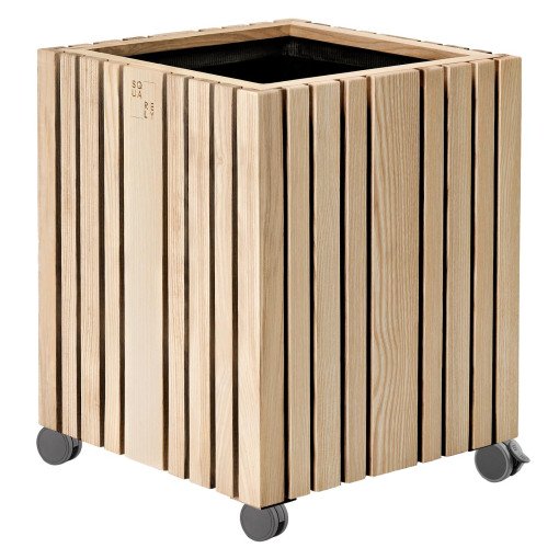 GrowBIG plantenbak incl waterreservoir 45x45, naturel essen