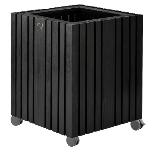 GrowBIG plantenbak incl waterreservoir 45x45, zwart essen