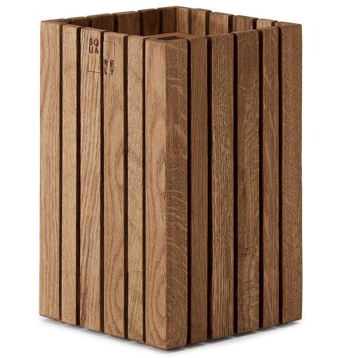 GrowSmall Wall hangende plantenbak + reservoir 14x14 Dark Oak