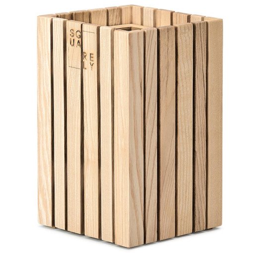 GrowSmall Wall hangende plantenbak + reservoir 14x14 Natural ash