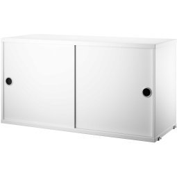 Cabinet with sliding doors 78 x 20 x 37 cm wit