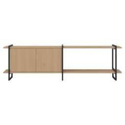 Modular Cabinet MC-2L kast 200x59 zwart