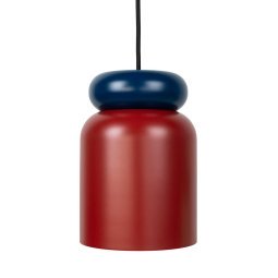 Cloche hanglamp navy/claret