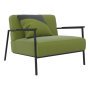 Co fauteuil met zwart frame Halling 65-980 armleuning zwart