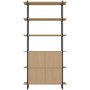 Modular Cabinet MC-6L kast 110x227 zwart