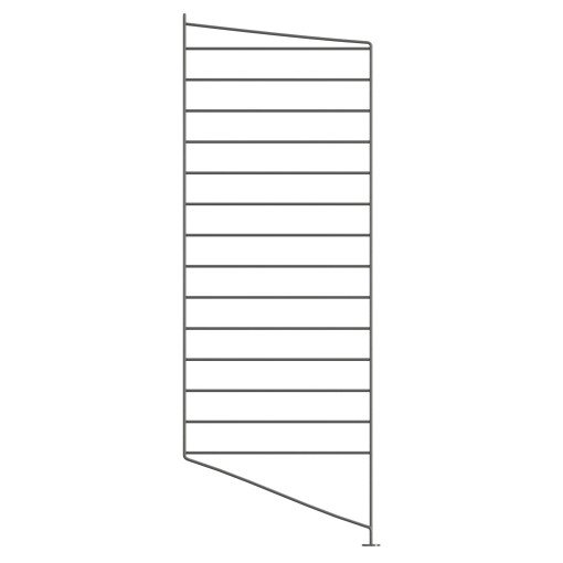 Floor side panel 2-pack 30 x 85 cm donkergrijs