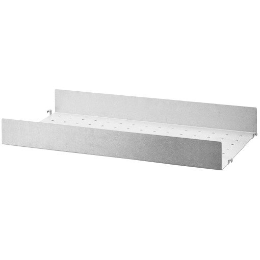 Metal shelf high edge galvanized 1-pack 58/30