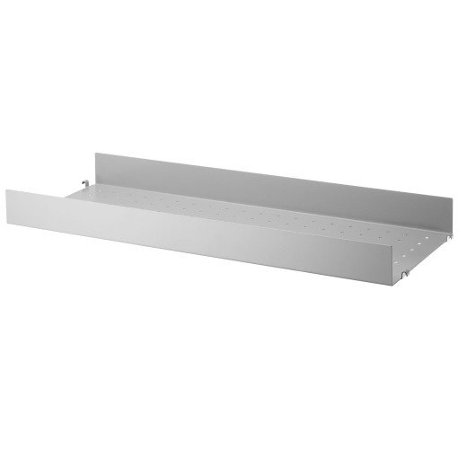 Metal shelf high edge 78x30 1-pack grijs