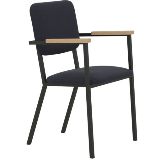 Co Armchair stoel met zwart frame Hallingdal 65 - 190