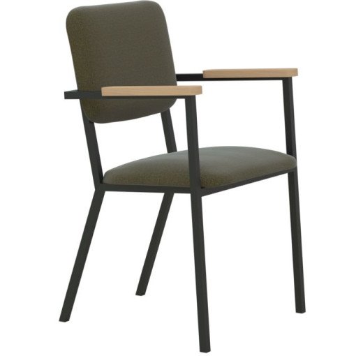 Co Armchair stoel met zwart frame Hallingdal 65 - 370