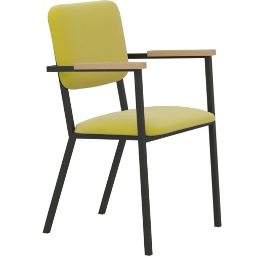 Co Armchair stoel met zwart frame Hallingdal 65 - 457