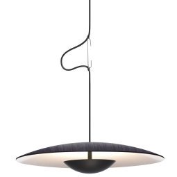 Ginger hanglamp Ø42 LED DALI wengé/wit