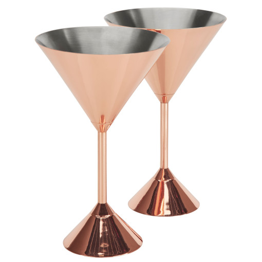 Plum Martini glas set van 2