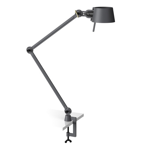 Bolt 2 Arm klemlamp Midnight Grey