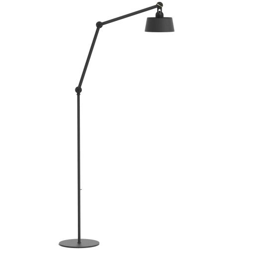 Bolt 2 Arm Long vloerlamp Smokey Black