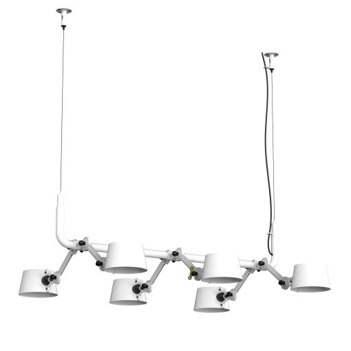 Bolt 6 hanglamp Pure White