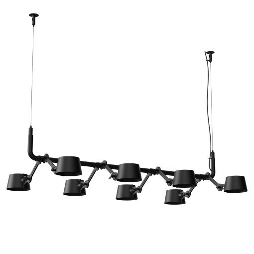 Bolt 8 hanglamp Smokey Black