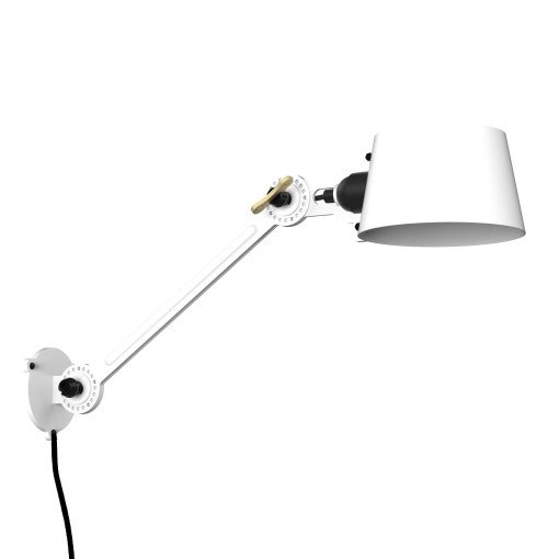 Bolt Sidefit wandlamp met stekker Pure White