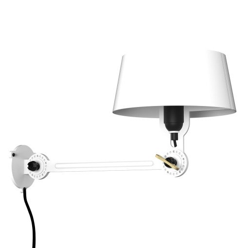 Bolt Underfit wandlamp met stekker Pure White