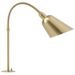 Bellevue AJ11 bureaulamp Satin Polished Brass