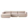 Develius bank 3-zits met chaise longue links Karakorum 003