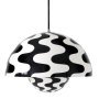 FlowerPot VP7 hanglamp Ø37 black/white