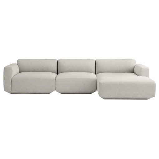 Develius bank 3-zits met chaise longue rechts Maple 112