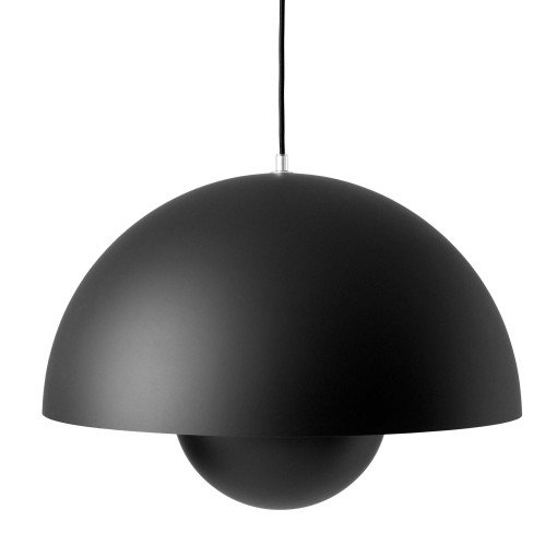 FlowerPot Big VP2 hanglamp Ø50 mat zwart