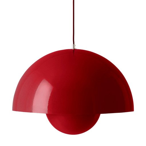 FlowerPot Big VP2 hanglamp Ø50 vermilion red