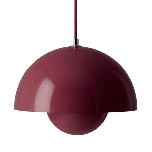 FlowerPot VP1 hanglamp Ø23 dark plum