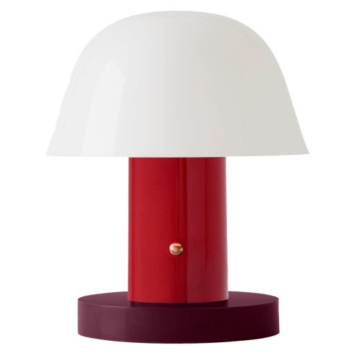 Setago JH27 tafellamp LED oplaadbaar Maroon & Grape