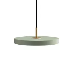 Asteria hanglamp Ø31 LED mini messing/nuance olijf