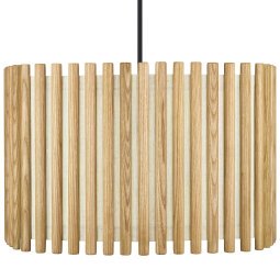 Komorebi hanglamp large naturel eiken Square 41x41