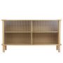 Italic dressoir naturel eiken, glazen deuren