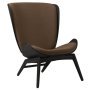 The Reader fauteuil zwart eiken, Mocca