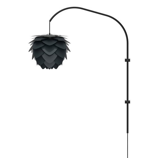 Aluvia Mini Single wandlamp zwart armatuur