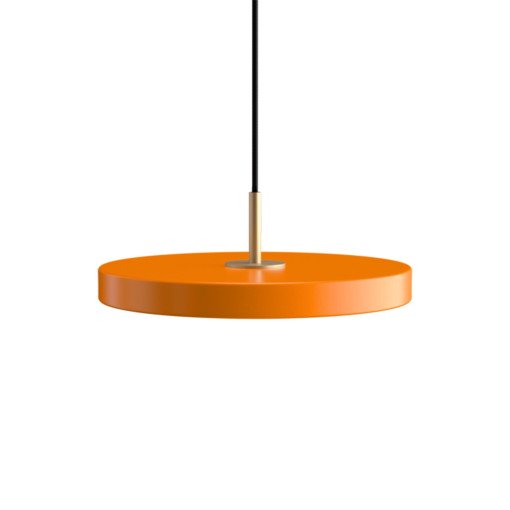 Asteria hanglamp Ø31 LED mini messing/nuance oranje