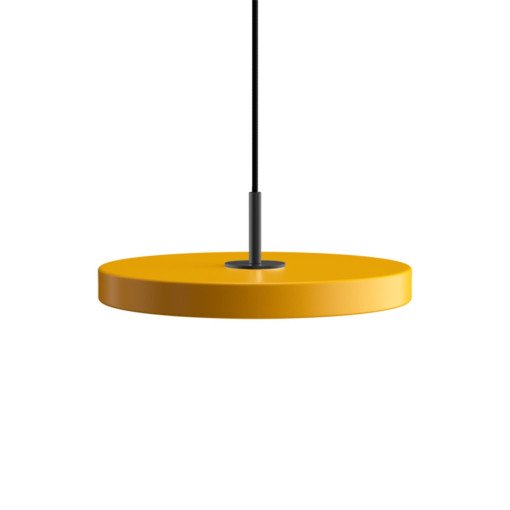 Asteria hanglamp LED mini Ø31 zwart Saffron Yellow