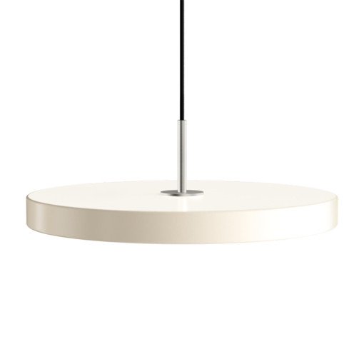Asteria hanglamp LED medium Ø43 staal Pearl White