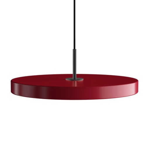 Asteria hanglamp LED medium Ø43 zwart Ruby Red