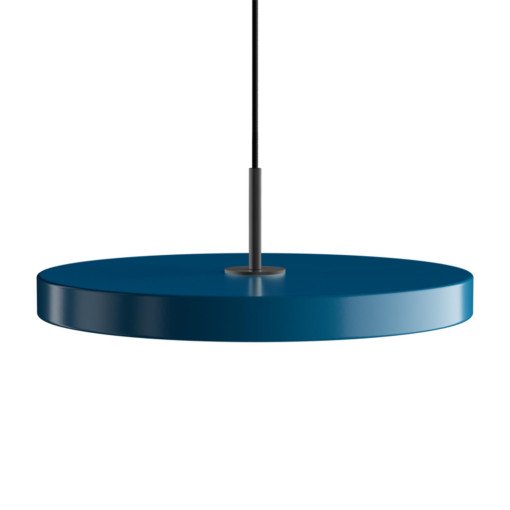 Asteria hanglamp LED medium Ø43 zwart Petrol Blue