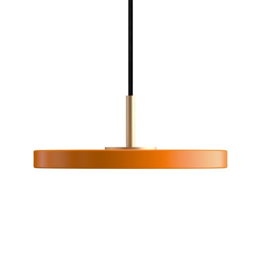 Asteria Micro hanglamp LED Ø15 messing/nuance oranje