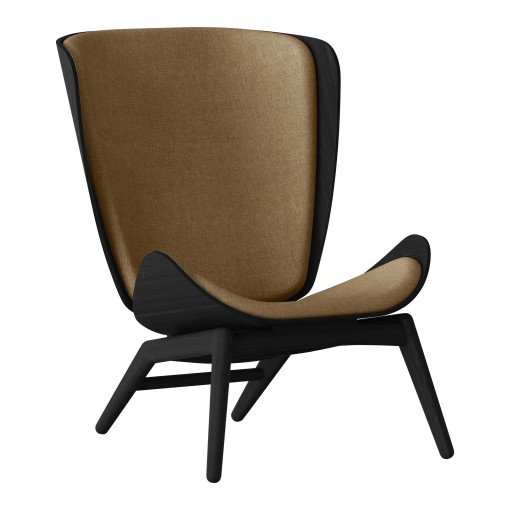 The Reader fauteuil zwart eiken, Sugar Brown